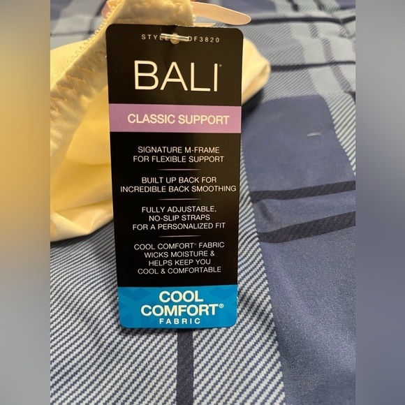 NWT Bali Women's Double Support Wireless Bra,Comfortsoft Wirefree Bra,Df3820 - Picture 6 of 8